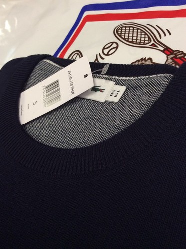 LACOSTE MAGLIA UOMO GIROCOLLO 100% COTONE art. AH3467 - Imagen 8 de 17