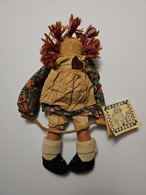 Vintage 1993 Attic Babies Rag Doll ''Maggie Mae'' by Marty Maschino 16'' New W/Tag