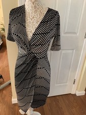 Banana Republic Stretchy Dotted Dress XS