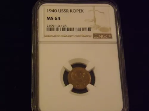 1940      KOPEK          USSR        NGC   MS 64