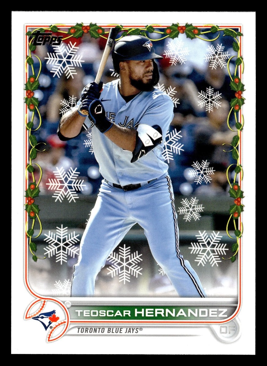 2022 Topps Holiday #HW48 Teoscar Hernandez Toronto Blue Jays | eBay
