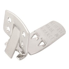 12 Steel 24x12mm Square Shoe Clips Use like Clip-on Earrings But for Shoes