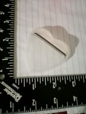 Vintage Clear Heart Shaped Doll Stand 2" 1/4" Tall by 2 1/2" wide