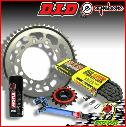 Cadenas, piñones y coronas DID para motos BETA