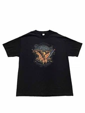 VTG 2nd Amendment T Shirt America's Security Mens Sz XL Black Hot Leathers