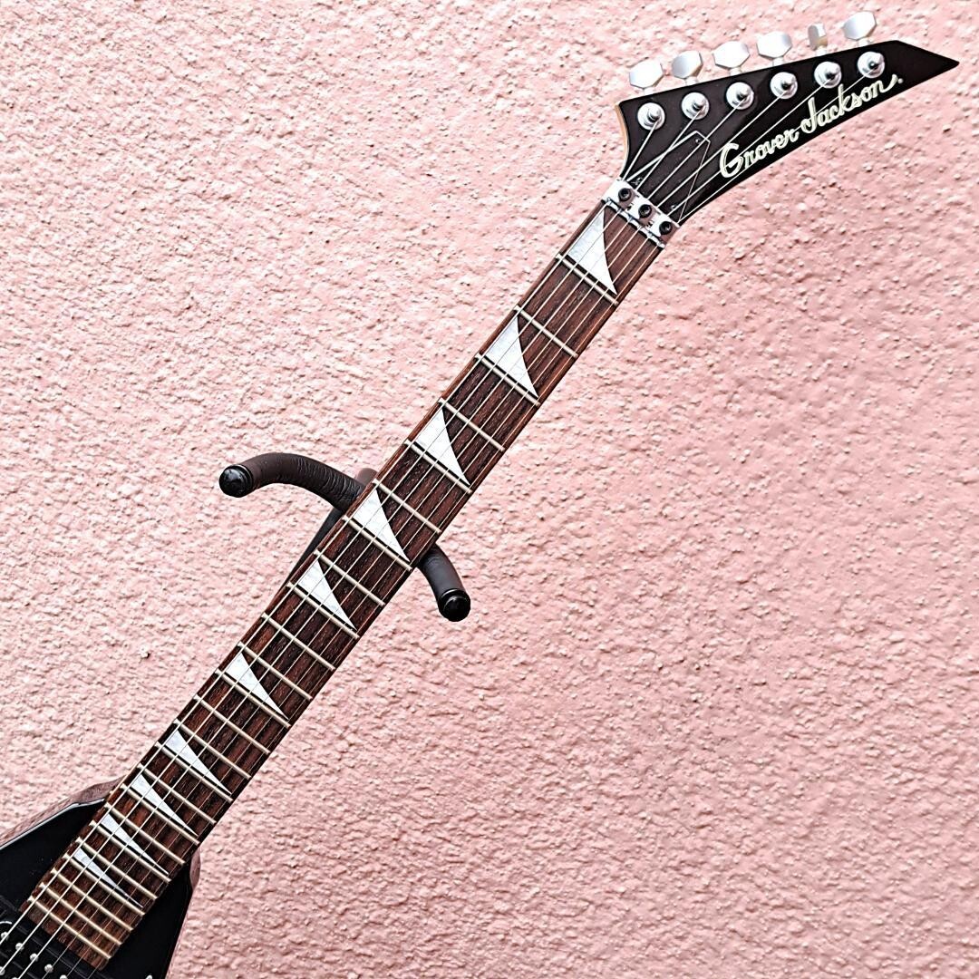 Grover Jackson Randy Rhoads Flying V Metallic Black Seymour