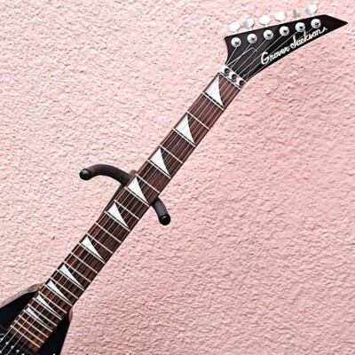 Grover Jackson Randy Rhoads Flying V Metallic Black Seymour