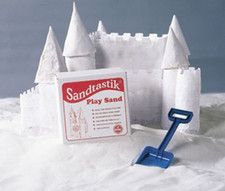 Sandtastik 358470 25 LB BOX REG Play Sand, White