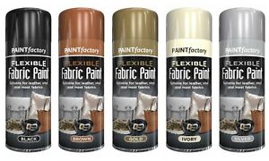 spray fabric paint brown flexible fabrics vinyl leather silver gold