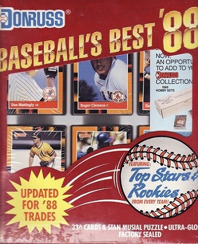 1988 DONRUSS BASEBALL'S BEST Retail Orange SET FACTORY SEALED