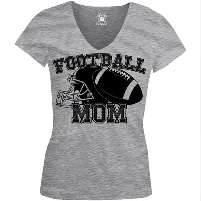 Football Mom Helmet Mommy Mama Sports Mother/'s Day Juniors T-shirt