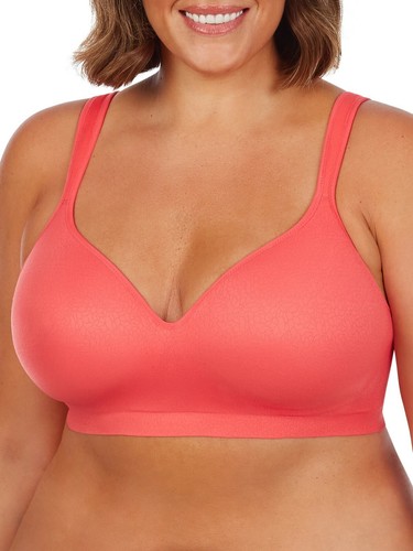 Secret Treasures Nahtloser Bügelloser Komfort Koralle BH Neu mit Etikett - Bild 1 von 7