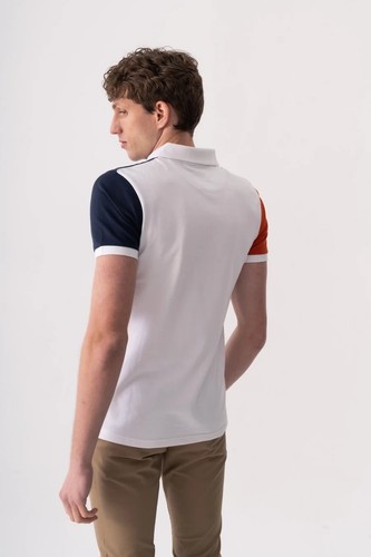 Poloshirt (rot/blau) von Monark&Co - Bild 3 von 4