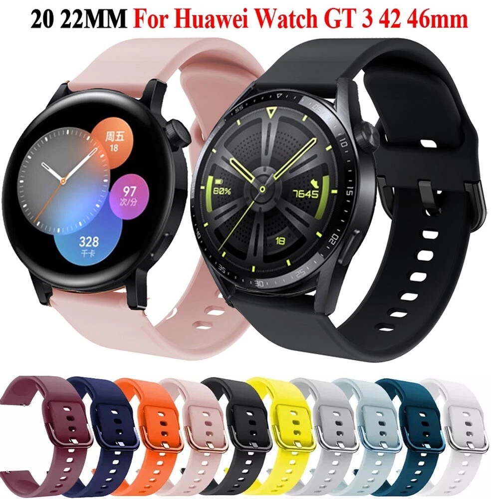 UK Silicone Sport Strap Wrist Band For Huawei Watch GT Runner GT 3