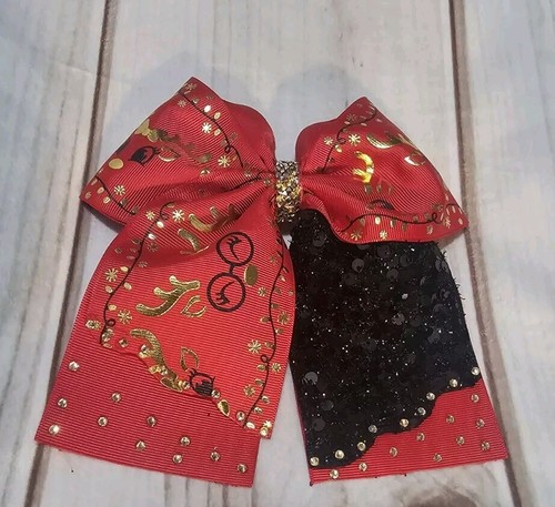 NAVIDAD moños para cabello para niñas hechos a mano/lazos para niñas hechos a mano/niño pequeño... - Imagen 4 de 5