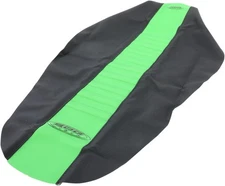 SDG 9-Pleat Gripper Cover Green Top/Black Sides fits Kawasaki KX450 4-Stroke
