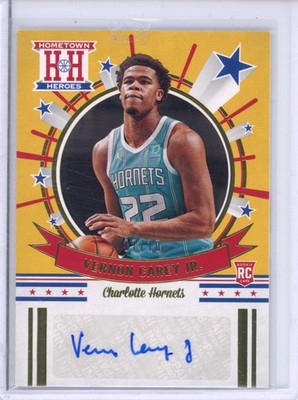 2020-21 Chronicles #HH-VCJ Vernon Carey Jr. Hometown Heroes Auto Gold /10