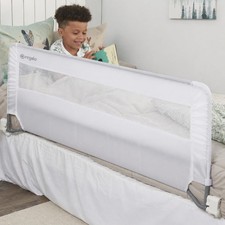 Safety 54  Extra Long Bed Rail Guard for Toddlers, Swing Down Bed Rail with R...