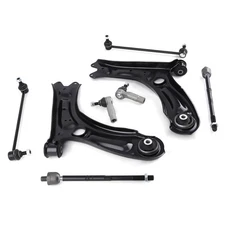 8pc Suspension Kit Front Lower Control Arms for ES80667 Volkswagen Jetta Sedan