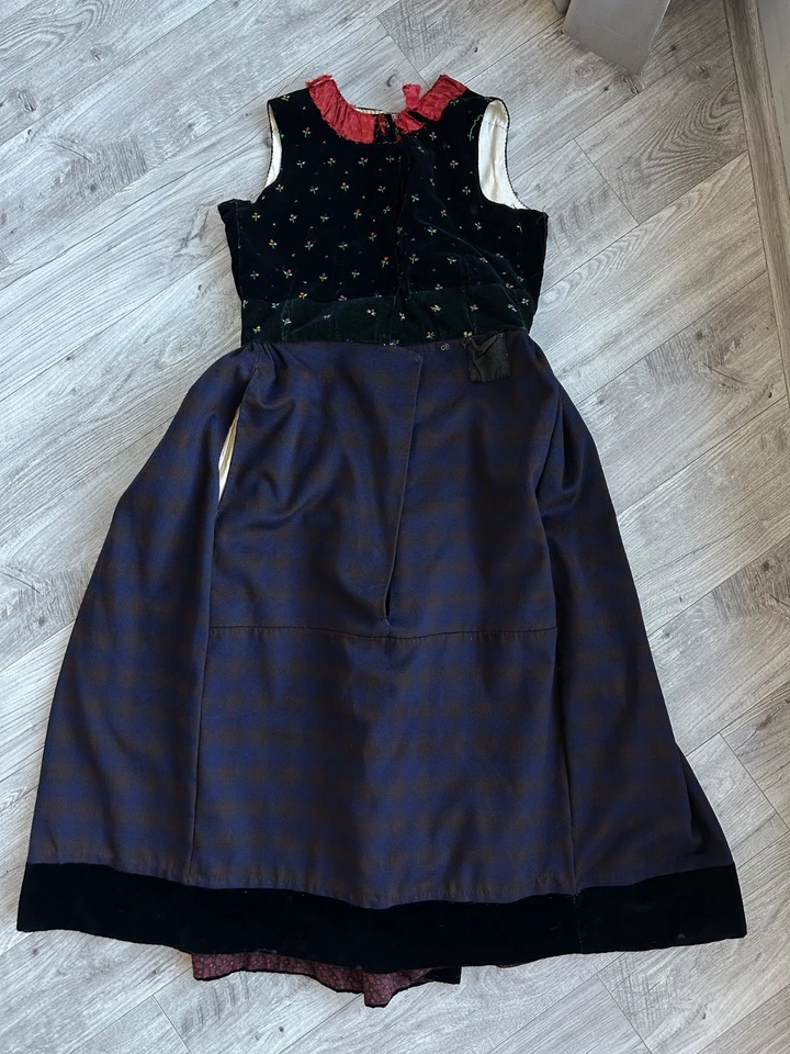 1890s -1920s Antique Victorian maxi heavy women's vintage rare dress Size: M - Image 2 of 4