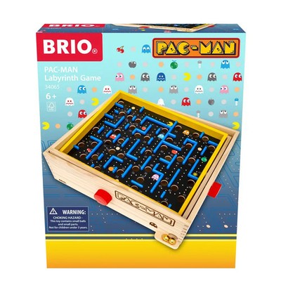 BRIO   34065 PAC-MAN Labyrinth| Klassische Holzspiele für Kinder ab 6 Jahr
