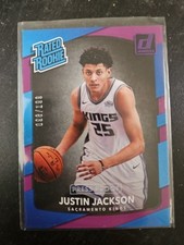 2017-18 Justin Jackson Donruss Rated Rookie Press Proof #/199