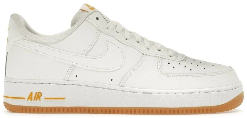Nike Air Force 1 '07 White University Gold Gum for Sale