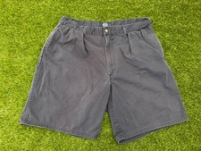 Vintage Polo Ralph Lauren Chino Men's Pleated Made in USA Blue Shorts size 36