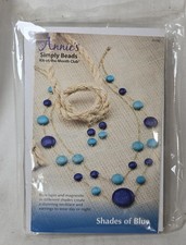 Annie's Simply Beads Kit Of The Month "Shades Of Blue" BD 086 Necklace