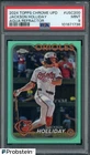 2024 Topps Chrome Update Aqua Refractor Jackson Holliday RC Rookie /199 PSA 9