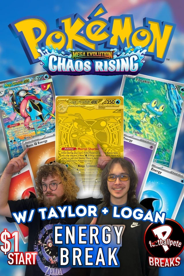 💫🥷$1 START CHAOS RISING ENERGY BREAKS!🥷💫 W/PFOOTBALL