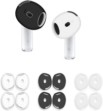 6 Pairs Ear Cover for Airpods 4,Anti Slip Ear Skin Tips Accessories Sport Ultra