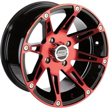 Moose Racing [0230-0811] Type 387X Wheels 12X7 4/1104+3 Red Front