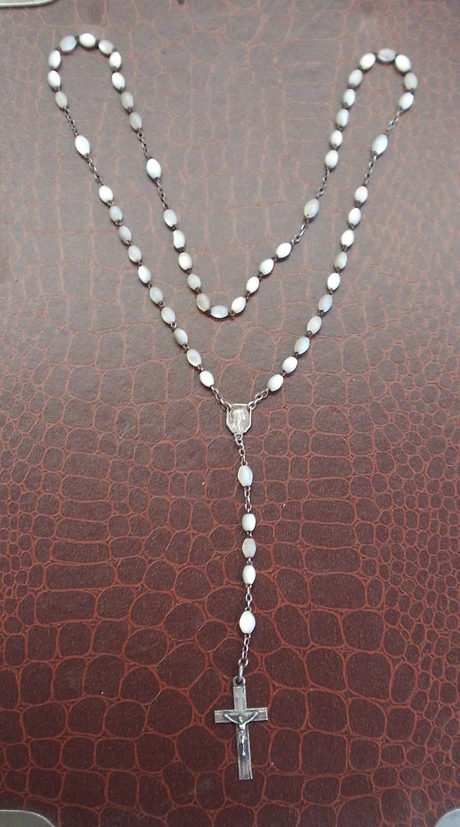 Chapelet Ancien XIXème – Acier Et Boule – Croix Reliquaire – Rare