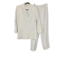 Vintage Silk Collection 2 Piece Set Jacket 8/10 100 Silk Gray Wintersilks