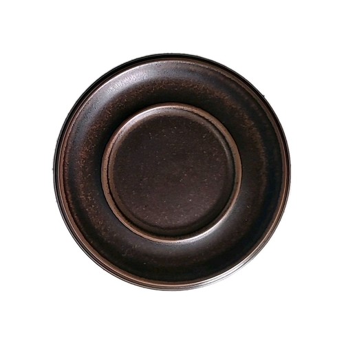 2 Arabia Ruska Finland Tasse Untertassen nur braun matt Finish MCM Geschirr Stonew - Bild 7 von 12