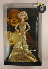 2009 MARILYN MONROE BIONDA AMBIZIONE - NRFB - ABITO ORO - BARBIE