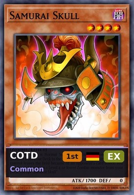 Samurai Schädel COTD-081 1st Edition EX DE Yu-Gi-Oh