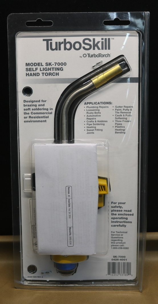 TurboTorch TurboSkill SK-7000 self lighting hand torch | eBay