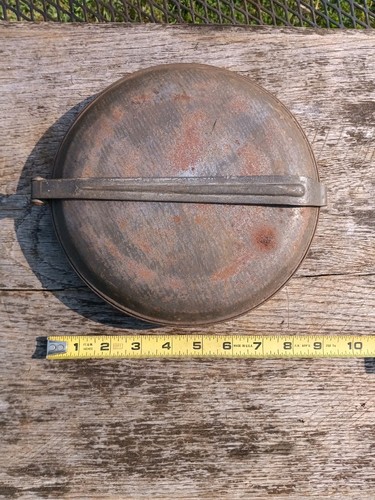 1890's Spanish American War US Army Round Meat Can Mess Kit