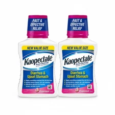 2Pack Kaopectate Anti-Diarrheal Sensitive Stomach Relief Liquid Peppermint 11 Oz