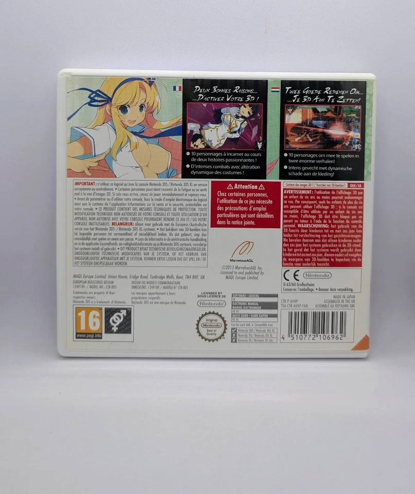 Nintendo 3DS Senran Kagura Burst  Complet VF en Très Bon État, photo 3 sur 3