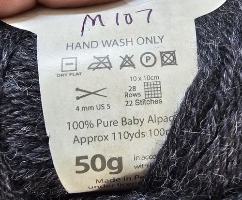 Hilo Bebé Alpaca King Cole110yd, 50g Col 503 Carbón - Imagen 3 de 3