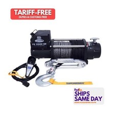Superwinch 1511201, Kit Tiger Shark 11500Sr Winc H 11500Lb Synthetic Rope Perfor