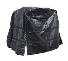 5 X 5 X 5 Heavy Duty Black Steel Coil Tarp 18 Oz Vinyl Waterproof Flatbed