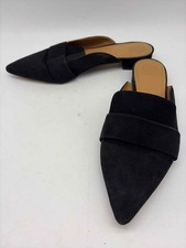 Pre-Owned Tory Burch Black Size 8.5 Mule Flats