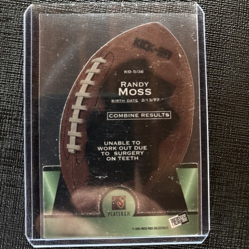 💥Randy Moss Rookie Card Lot SGC 9 Serial #d 2500 & /3000💥 - Bild 7 von 7