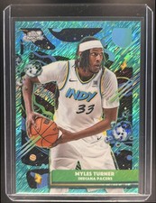 2025 Topps Cosmic Chrome Myles Turner #96 Aqua Equinox Refractor /199
