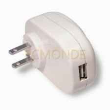 Apple iPod Home Travel Wall AC to USB 5v Charger Adapter Power Supply