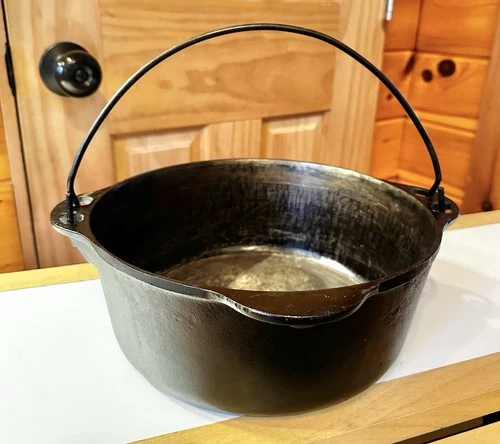 Griswold Cast Iron #8 Tite-Top Dutch Oven 1278 C Pat 1333917~U.S.A,  NO Lid